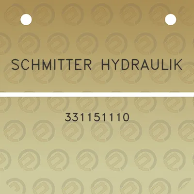 schmitter-hydraulik-331151110