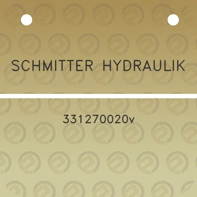 schmitter-hydraulik-331270020v