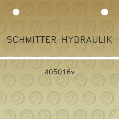 schmitter-hydraulik-405016v