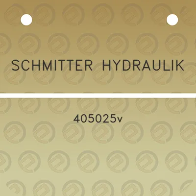 schmitter-hydraulik-405025v