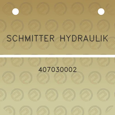 schmitter-hydraulik-407030002