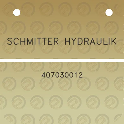 schmitter-hydraulik-407030012