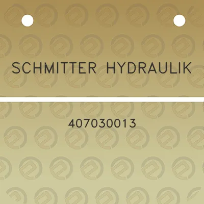 schmitter-hydraulik-407030013