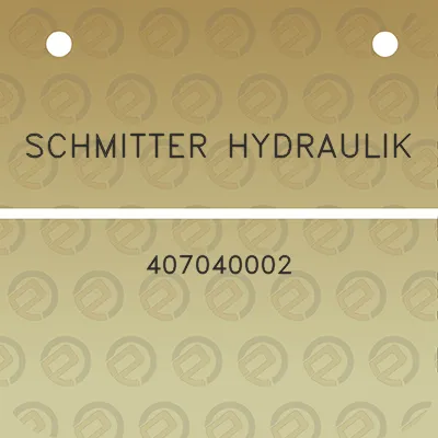 schmitter-hydraulik-407040002