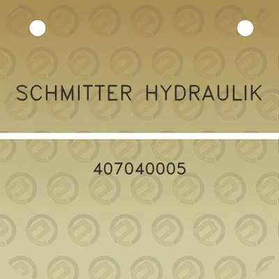 schmitter-hydraulik-407040005