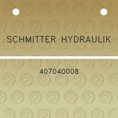 schmitter-hydraulik-407040008