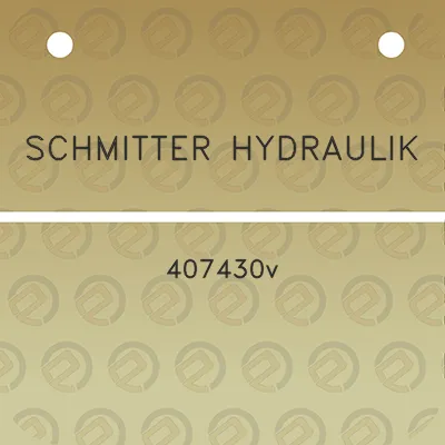 schmitter-hydraulik-407430v