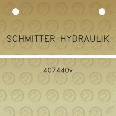 schmitter-hydraulik-407440v