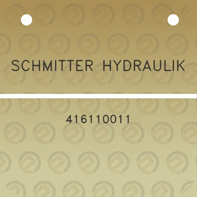 schmitter-hydraulik-416110011