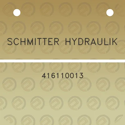 schmitter-hydraulik-416110013