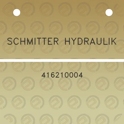 schmitter-hydraulik-416210004