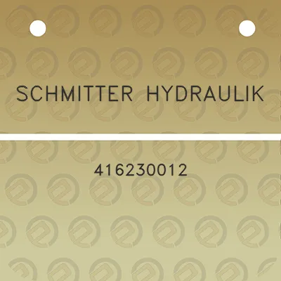 schmitter-hydraulik-416230012