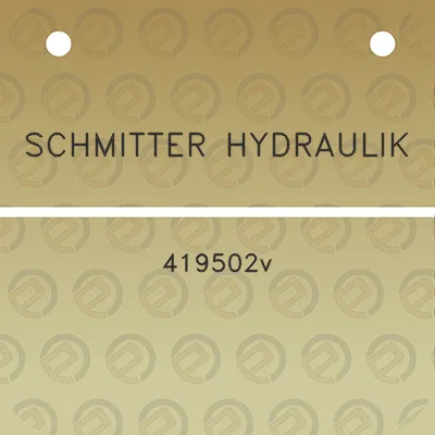 schmitter-hydraulik-419502v