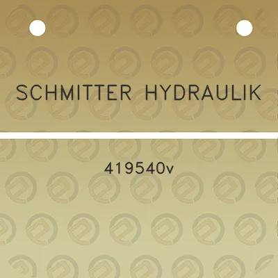 schmitter-hydraulik-419540v