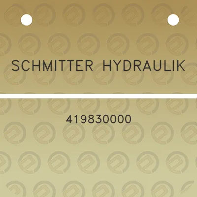 schmitter-hydraulik-419830000