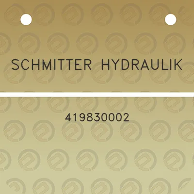 schmitter-hydraulik-419830002