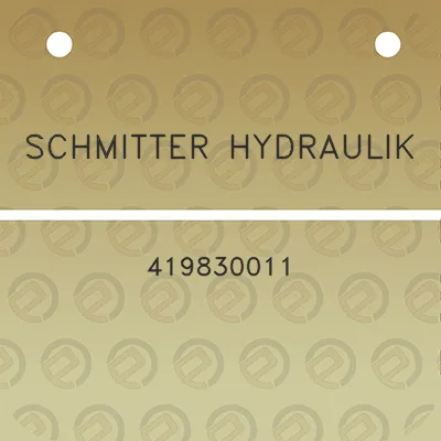 schmitter-hydraulik-419830011