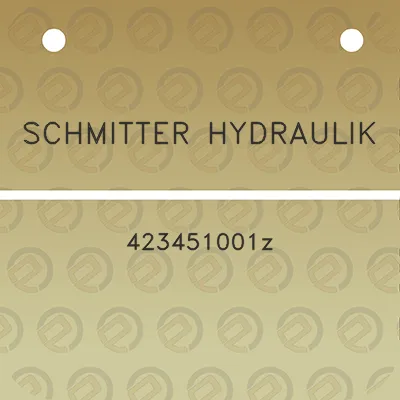 schmitter-hydraulik-423451001z