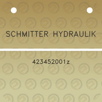 schmitter-hydraulik-423452001z