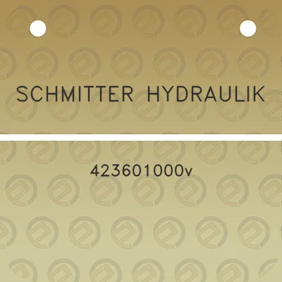 schmitter-hydraulik-423601000v