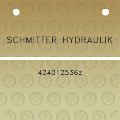 schmitter-hydraulik-424012536z