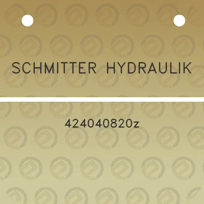 schmitter-hydraulik-424040820z