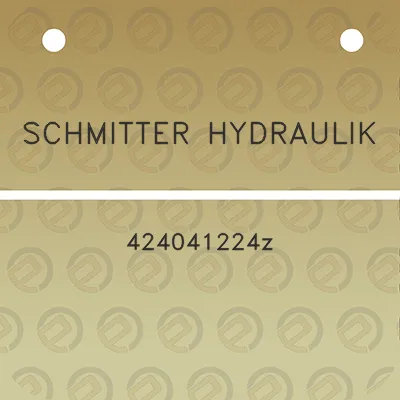 schmitter-hydraulik-424041224z