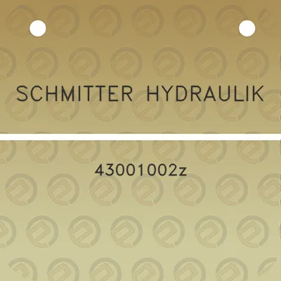 schmitter-hydraulik-43001002z