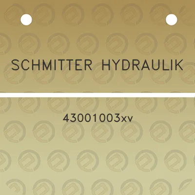 schmitter-hydraulik-43001003xv