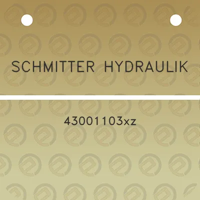 schmitter-hydraulik-43001103xz