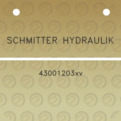 schmitter-hydraulik-43001203xv