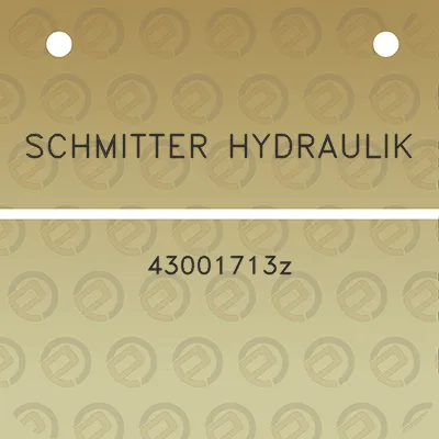 schmitter-hydraulik-43001713z