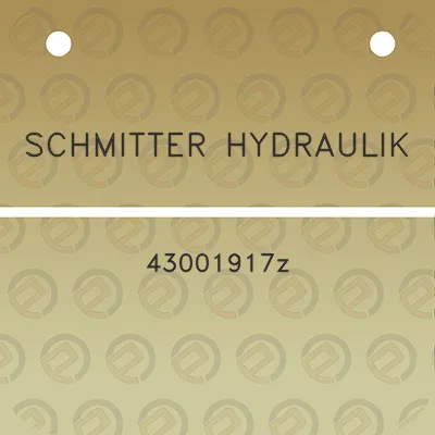 schmitter-hydraulik-43001917z