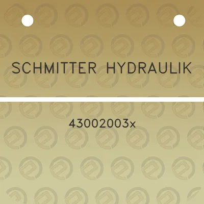 schmitter-hydraulik-43002003x