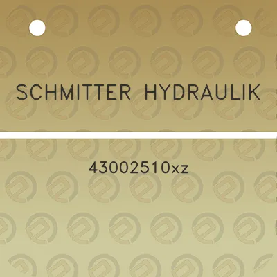 schmitter-hydraulik-43002510xz