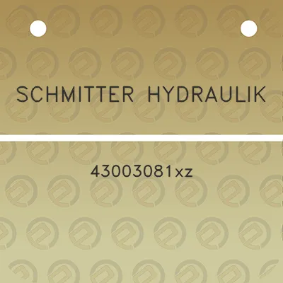 schmitter-hydraulik-43003081xz