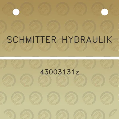 schmitter-hydraulik-43003131z