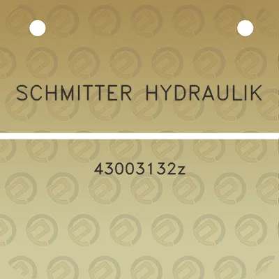 schmitter-hydraulik-43003132z