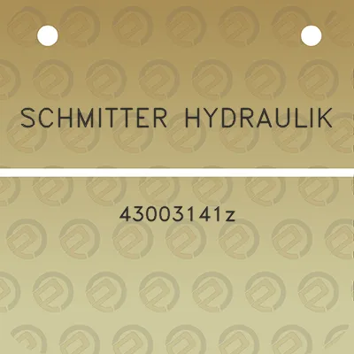 schmitter-hydraulik-43003141z