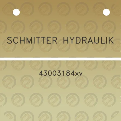 schmitter-hydraulik-43003184xv