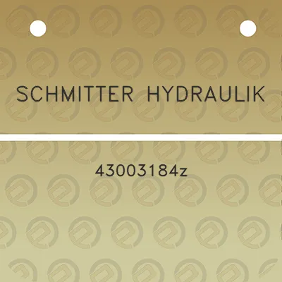 schmitter-hydraulik-43003184z