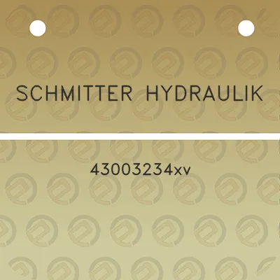 schmitter-hydraulik-43003234xv