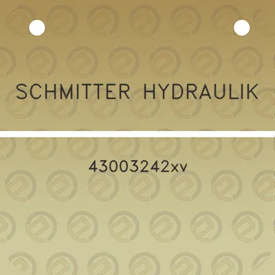 schmitter-hydraulik-43003242xv