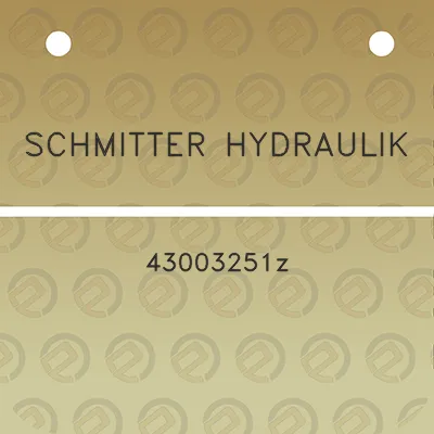 schmitter-hydraulik-43003251z