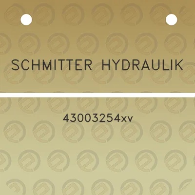 schmitter-hydraulik-43003254xv