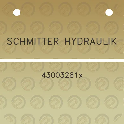 schmitter-hydraulik-43003281x