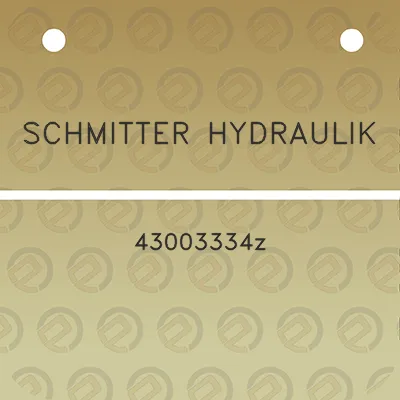 schmitter-hydraulik-43003334z