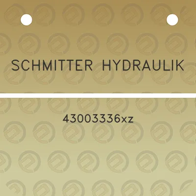 schmitter-hydraulik-43003336xz