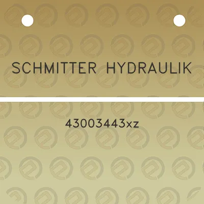 schmitter-hydraulik-43003443xz