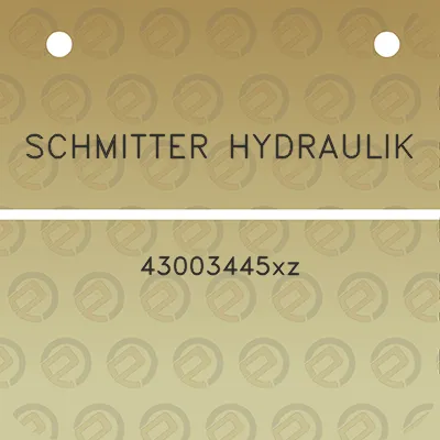 schmitter-hydraulik-43003445xz